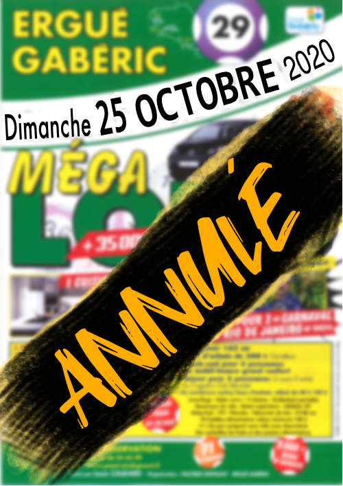 MÉGA LOTO 2020 – Communiqué