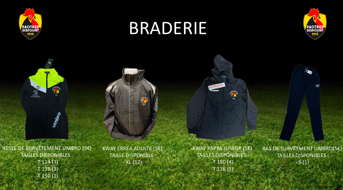 BRADERIE DES PAOTRED DISPOUNT