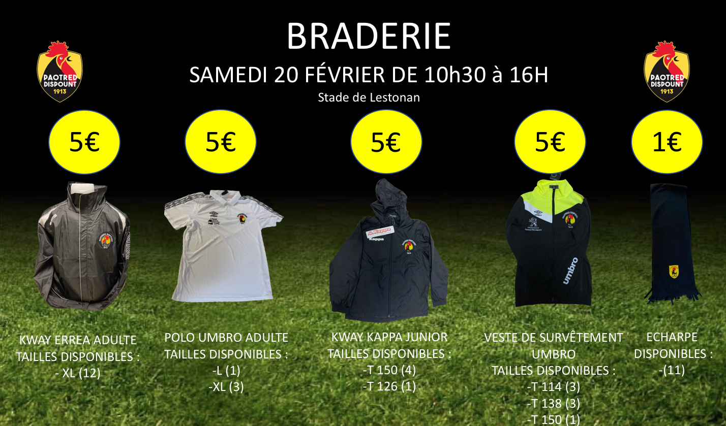 Braderie 2ème vague