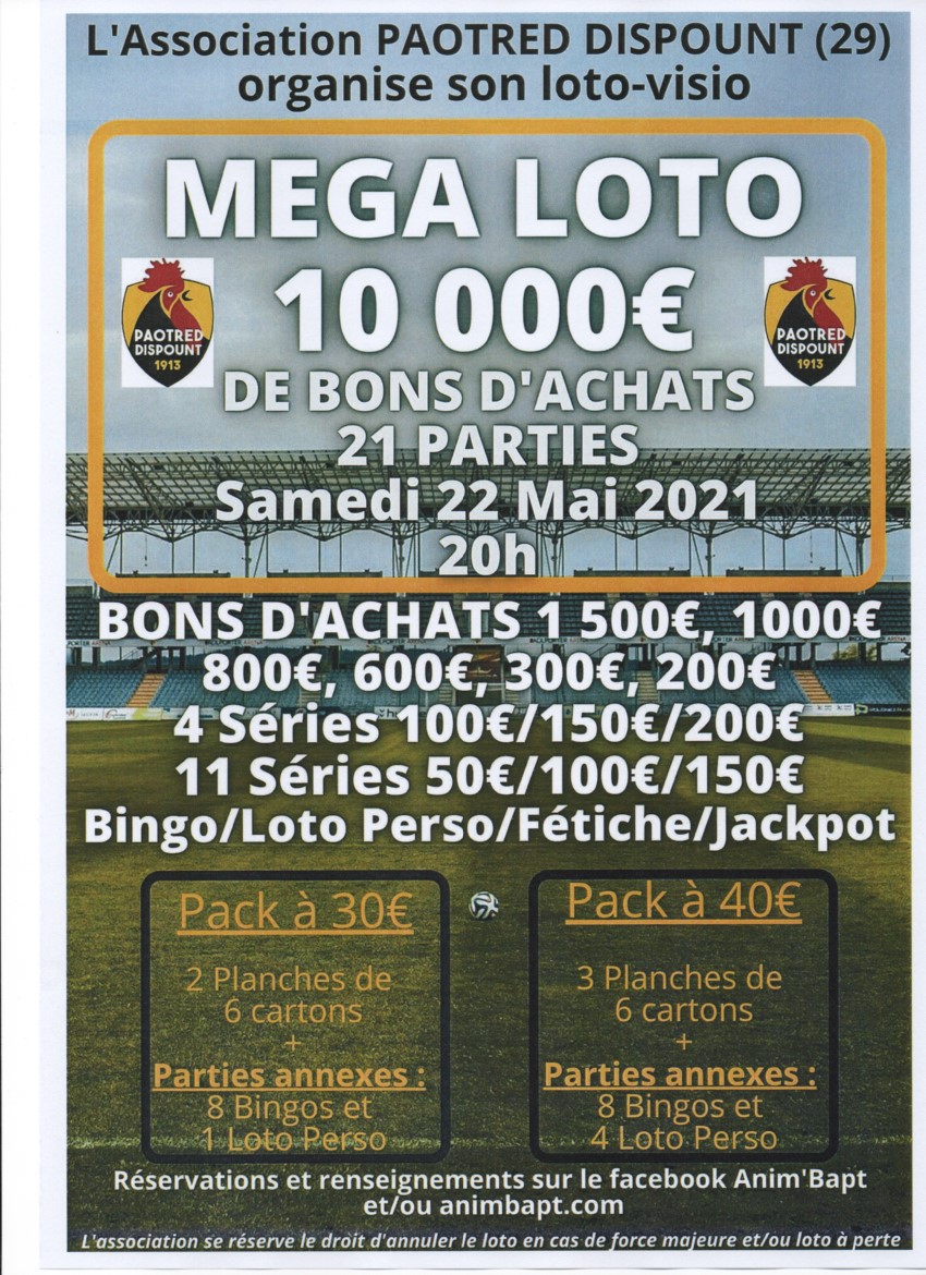 Loto Visio . C&rsquo;est Samedi prochain