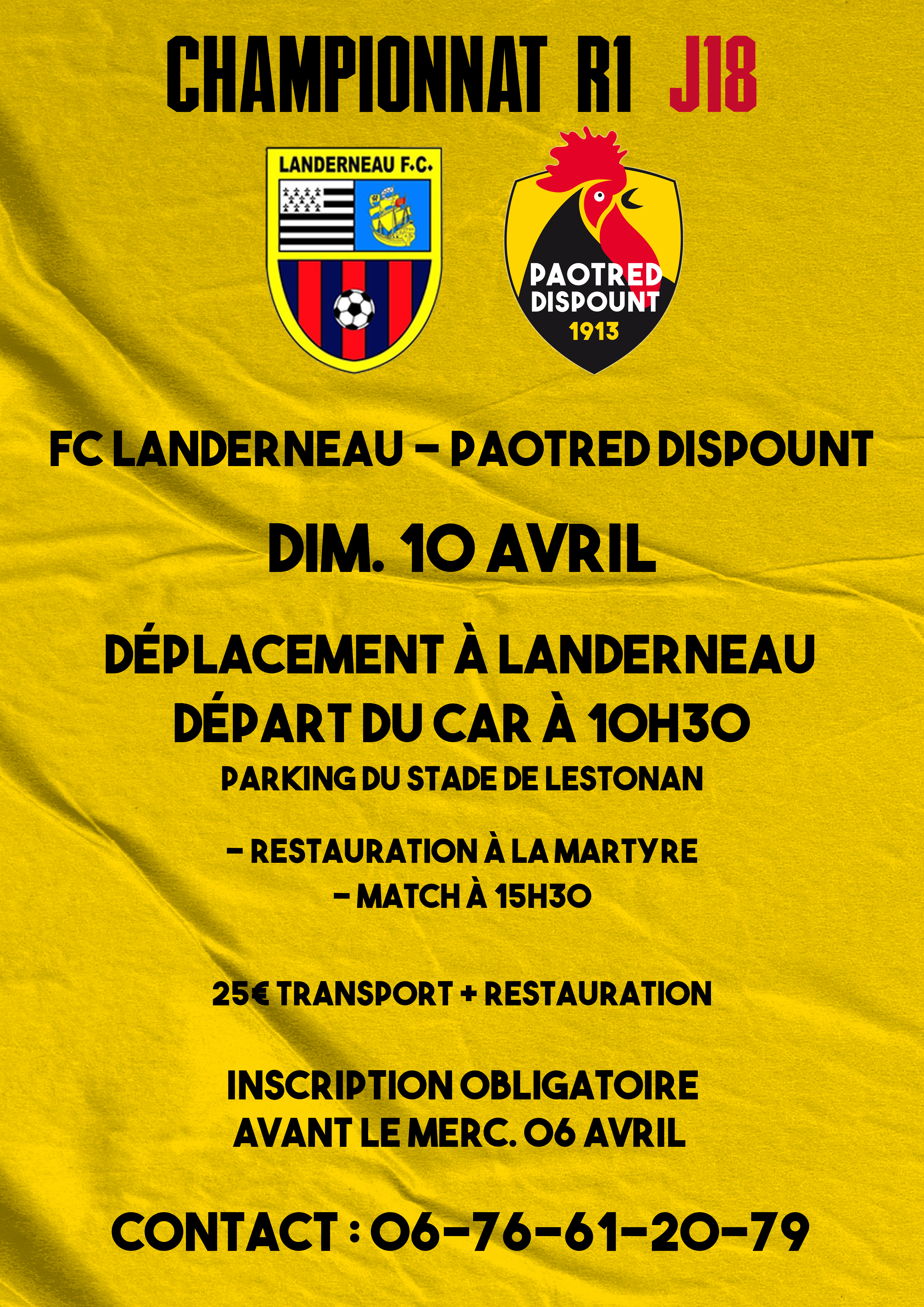 Déplacement en car à Landerneau !